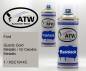 Preview: Ford, Quartz Gold Metallic / Or Cendre Metallic, 1 / XSC1914C: 400ml Sprühdose + 400ml Klarlack - Set, von ATW Autoteile West.
